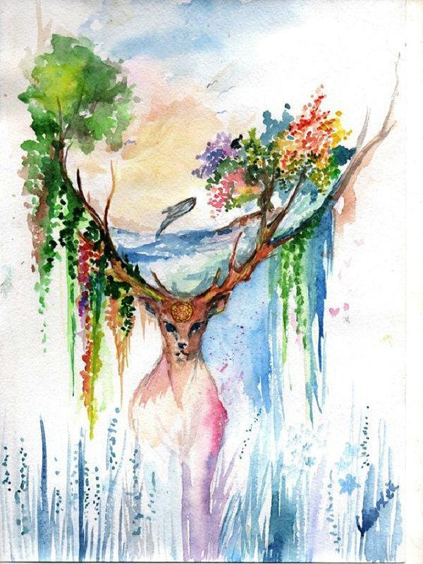 Watercolor Nature PIX-596